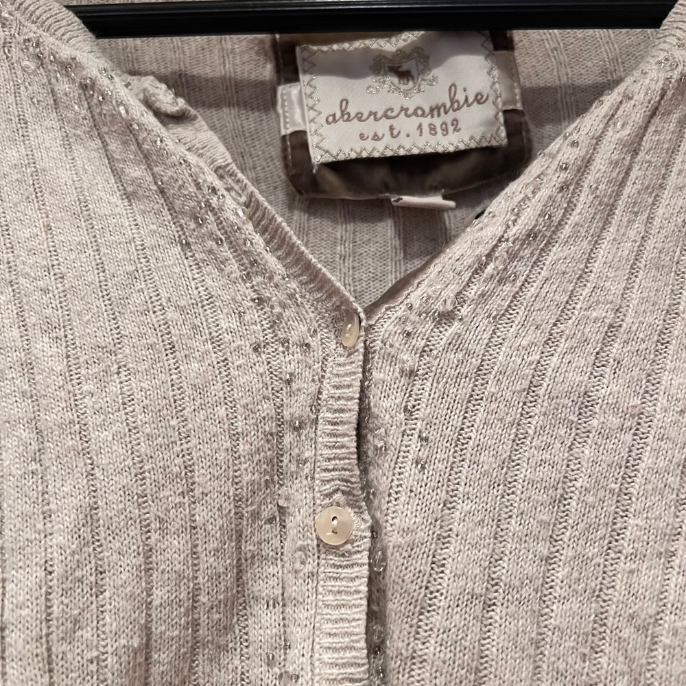 Abercrombie sweater with beading.